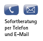 Anrufen oder E-Mail schreiben!